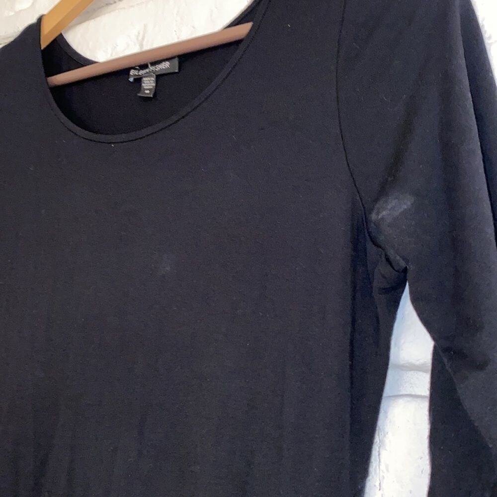 Eileen Fisher black 1/2 sleeve dress size medium. - Picture 7 of 11